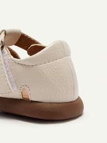 Cozy Pixies 1双夏季百搭田园风休闲软底镂空平底凉鞋，适合幼儿男童 - 米白色 - 查看 7