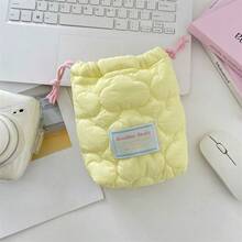 Bolsa de armazenamento em tecido (1 unidade), decoração minimalista nórdica com renda, bolsa fofa para guardar câmera, macia, resistente a quedas e poeira, pequena, adequada para quarto, sala de estar, uso multifuncional em casa/escritório, armazenamento decorativo. - Multicolorido - Ver 23