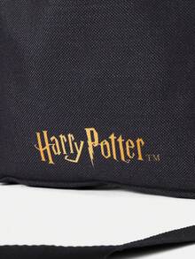 HARRY POTTER X SHEIN Women's Casual Castle Print Shoulder Bag - Burgundy - View 4