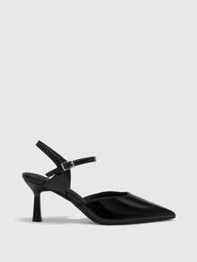 CUCCOO BIZCHIC Women's Fashion Versatile Elegant Pointed Toe Pumps Valentine's Day - Black - View 4