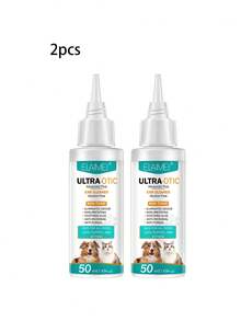 1pc/2pcs Pet Ear Cleaning Solution For Dogs And Cats - Multicolor - View 5