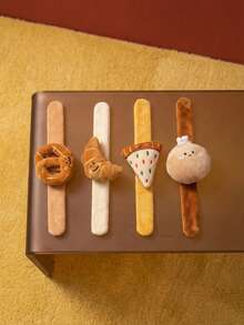 Joivida Fun Pop Tart Plush Wristband Bracelet Vegetable Fruit Cartoon Watch Strap Gift