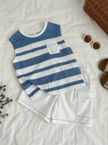 Blue and White