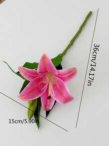 8pcs Lily Decoration Fake Flowers Living Room Tabletop Decoration Artificial Flowers - Multicolor - View 6