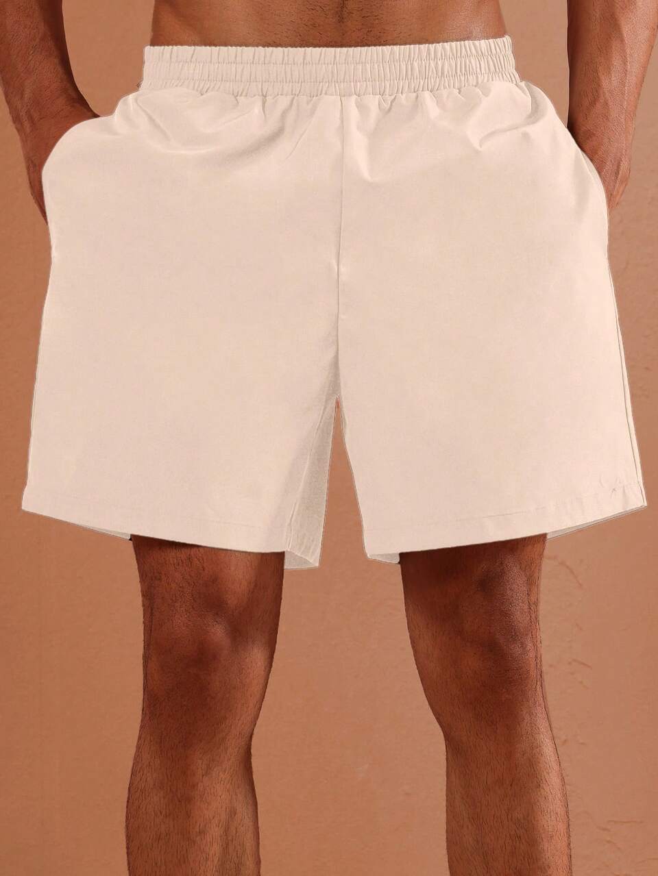 Pantaloncini da spiaggia traspiranti dal taglio rilassato con tasche laterali