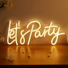 LED Acrylic Neon Sign, "Happy Birthday, Baby" Lettering Light, Decorative Light For Indoor Party Atmosphere. - Multicolor - View 2