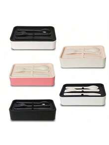 Bộ hộp cơm bento ba tầng kèm túi giữ nhiệt, hộp cơm bento kiểu Nhật, hộp đựng sushi, hộp đựng đồ ăn nhẹ, túi đựng cơm trưa giữ nhiệt, nhiều tầng xếp chồng được, dễ vệ sinh, có thể tái sử dụng, di động, dùng được trong máy rửa chén và lò vi sóng, thích hợp cho học sinh, công sở, cắm trại ngoài trời, hộp cơm bento nhiều tầng dung tích lớn để đựng thức ăn. - Nhiều màu - Xem 9