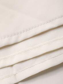 DAZY 春夏白色蕾丝连衣裙，时尚派对礼服，优雅修身正式连衣裙，适合婚礼、宴会、舞会、通勤等场合，透视网纱拼接腰部A字连衣裙，女士吊带裙 - 米色 - 查看 3