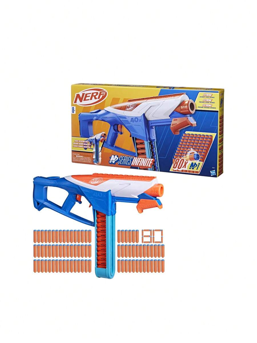 Hasbro Nerf N Series Infinite Blaster And 80 N1 Darts Blaster Set F86312210