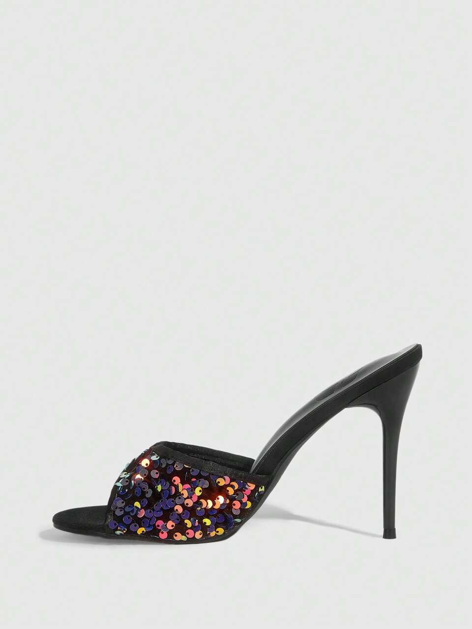 CUCCOO SZL Sexy, Fashionable, Shiny Sequined Women's High-Heeled Sandals, Banquet And Party Women's Shoes, Dance And Nightclub Women's Shoes, Thin High-Heeled Sandals Spring Shoes