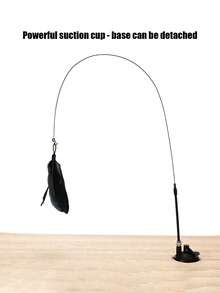 PETSIN 1 Piece Pet Cat Stick, Bell Long Rod Suction Cup, Can Be Held, Can Be Adsorbed, Feather Head Can Be Replaced, Self-Entertainmentpression Bite-Resistant Cat Toy, Pet Toy, Pet Supplies - Multicolor - View 28