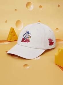 TOM & JERRY X SHEIN Women Baseball Cap - Beige - View 1