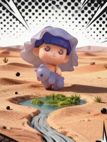 POKOJA LAND Caixa Surpresa (Sem Enchimento de Pelúcia) Bonita Figura Decorativa de Personagem de Desenho Animado, Conjunto de Aventura na Floresta Fantástica - 16 Modelos Regulares + 4 Figuras de Personagens Misteriosos com Designs Temáticos, Figuras Misteriosas Decorativas para Coleção e Exposição, Enfeites de Mesa, Presentes de Feriado - Maré jogar caixa cega - Visão 10