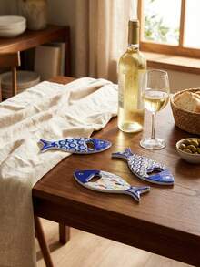 Cirelle Fish Bottle Opener Magnet - 3D Embossed & Gold Foil Fridge Magnet With Strong Hold, Functional Kitchen Decor