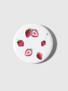 ROMWE Anime 6款春季新款二维元条印章甜美可爱卡通高面值粉色/白色/红色/灰色卡通樱桃字母兔子蝴蝶结流苏草莓二维软萌动漫星熊女孩护士银色徽章胸针手账装饰包包挂件，组合套装，适合姐妹、女友、朋友、情侣、女孩和女士日常佩戴、节日礼物 - 多色-10 - 查看 11