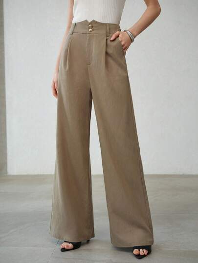 MOTF PREMIUM DAMBYXOR MED HÖG MIDJA OCH VID BEN