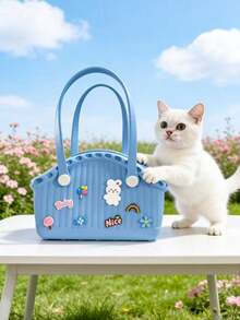 PETSIN 1 Piece Multi-Functional Pet Waterproof DIY Handbag Soft And Easy To Clean Large Capacity DIY Bag Portable Handbag Pet Supplies