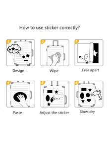 Mushroom Pattern Sticker Back To School - Multicolor - View 9