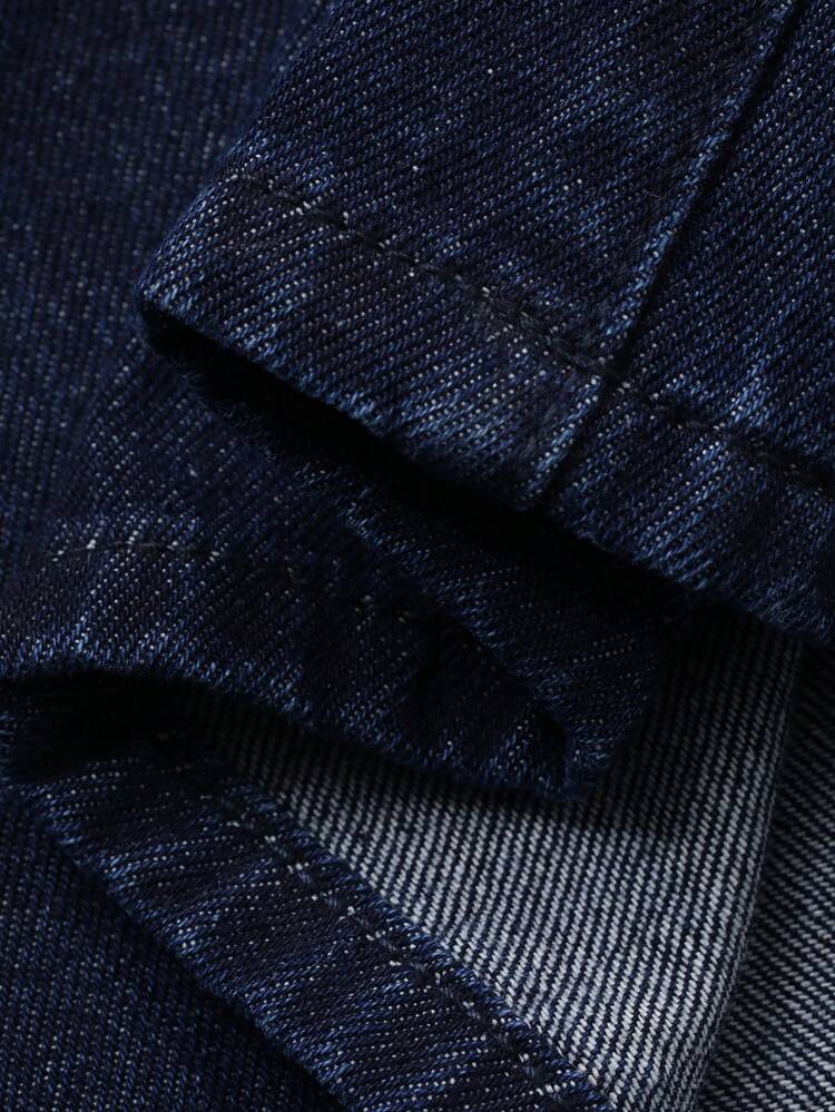 Women's Long Sleeve Single-Breasted Denim Jacket And Pants Casual Suit Summer