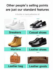 1 st 2,03 oz starkt skolim | Vattentätt reparationslim för alla skor | Viktigt för hushållet - Blå - Visa 5