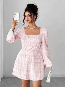 Elenzga Đầm chữ A không tay, cổ tròn, cài nút trang trí eo, dành cho nữ cỡ lớn, thanh lịch, thích hợp cho đi làm, văn phòng, lễ tốt nghiệp, các ngày lễ, Ngày Valentine, lễ hội âm nhạc, Ngày của Mẹ, Halloween, Lễ Tạ ơn, Lễ Phục sinh, Ngày Quốc khánh, các buổi khiêu vũ, hẹn hò, tiệc tùng, đám cưới, hoạt động ngoài trời, mùa hè. - Hồng - Xem 5