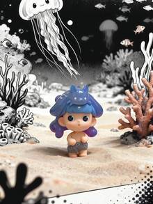 POKOJA LAND Caixa Surpresa (Sem Enchimento de Pelúcia) Bonita Figura Decorativa de Personagem de Desenho Animado, Conjunto de Aventura na Floresta Fantástica - 16 Modelos Regulares + 4 Figuras de Personagens Misteriosos com Designs Temáticos, Figuras Misteriosas Decorativas para Coleção e Exposição, Enfeites de Mesa, Presentes de Feriado - Maré jogar caixa cega - Visão 9