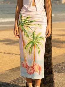 CAJUNI 热带风景印花图案搭配热带度假系列 - 彩色 - 查看 3