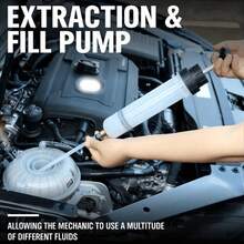 Besper 200/500/1500ML Car Oil Extractor, Car Brake Fluid Replacement Tool, Fuel Extraction Pump, Suitable For Car Manual Oil Extractors – Oil Change Pump With Hose. - various - View 2