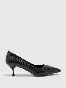 CUCCOO BIZCHIC Zapatos de tacón alto para mujer - Negro - Ver 8