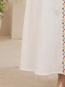 Jalabiya floral pour adolescente, robe arabe vintage élégante à fleurs brodées, robe longue à manches longues minimaliste et traditionnelle pour adolescentes, convient pour le printemps/l'été, robe longue à manches longues élégante et modeste, abaya de prière, confort facile, tenue décontractée, vibrations de vacances, caftan modeste, jalabiya pour adolescente, jalabiya pour adolescentes