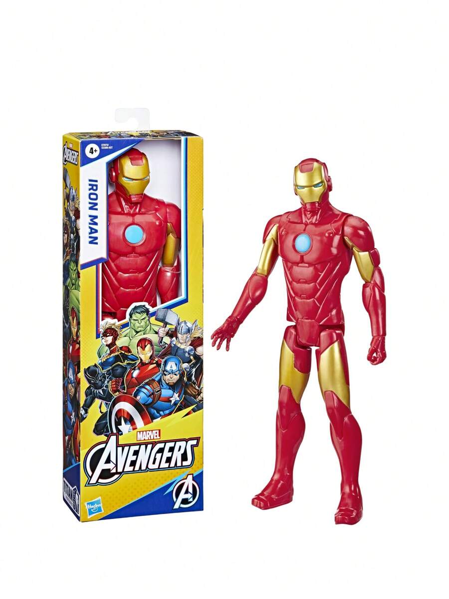 Hasbro Marvel Avengers Titan Hero Series Iron Man Action Figure E78735X0 - Multicolor - View 1
