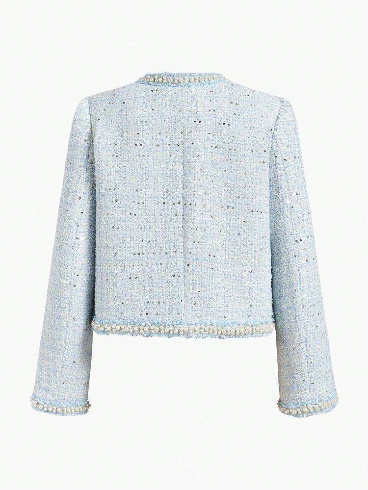 WOMEN'S BOXY TWEED SHORT JACKET