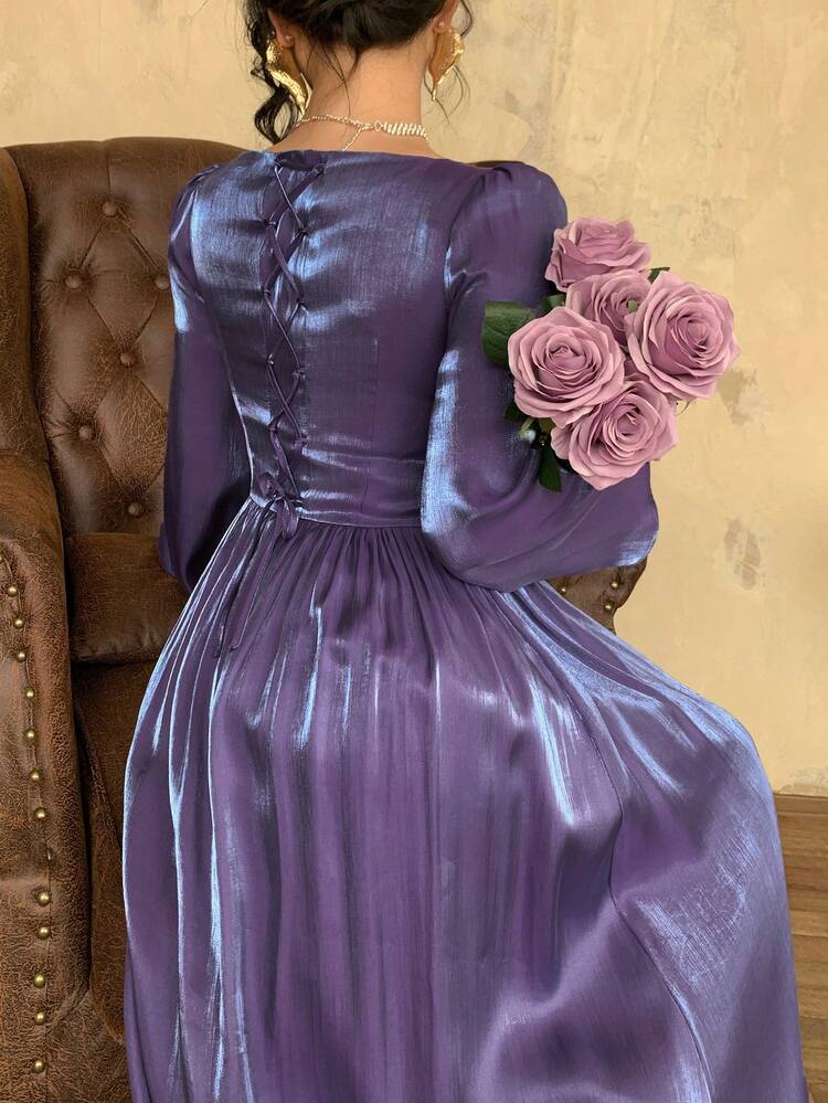 Women's Elegant Long Dress, Suitable For Spring/Summer, Valentine's Day, Wedding, Party, Formal Occasions, Slim Fit, Commuting Sundress