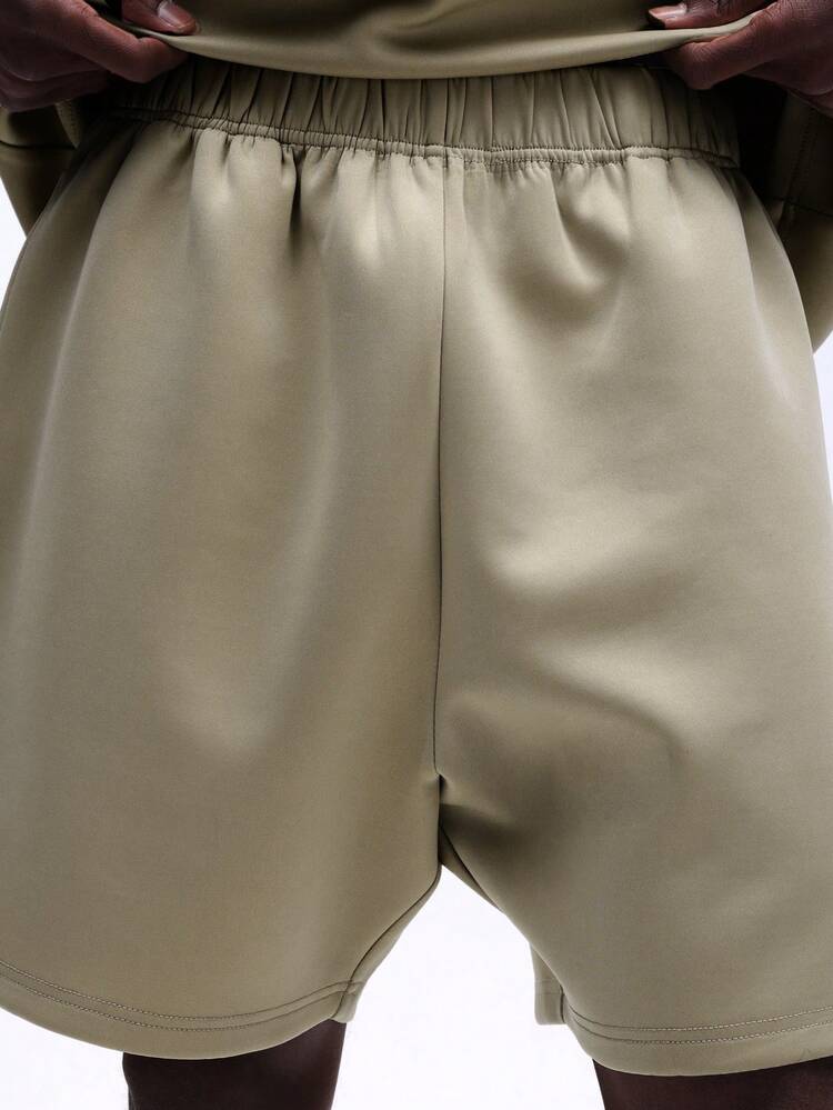 Crew Neck T-Shirt With Shorts Set