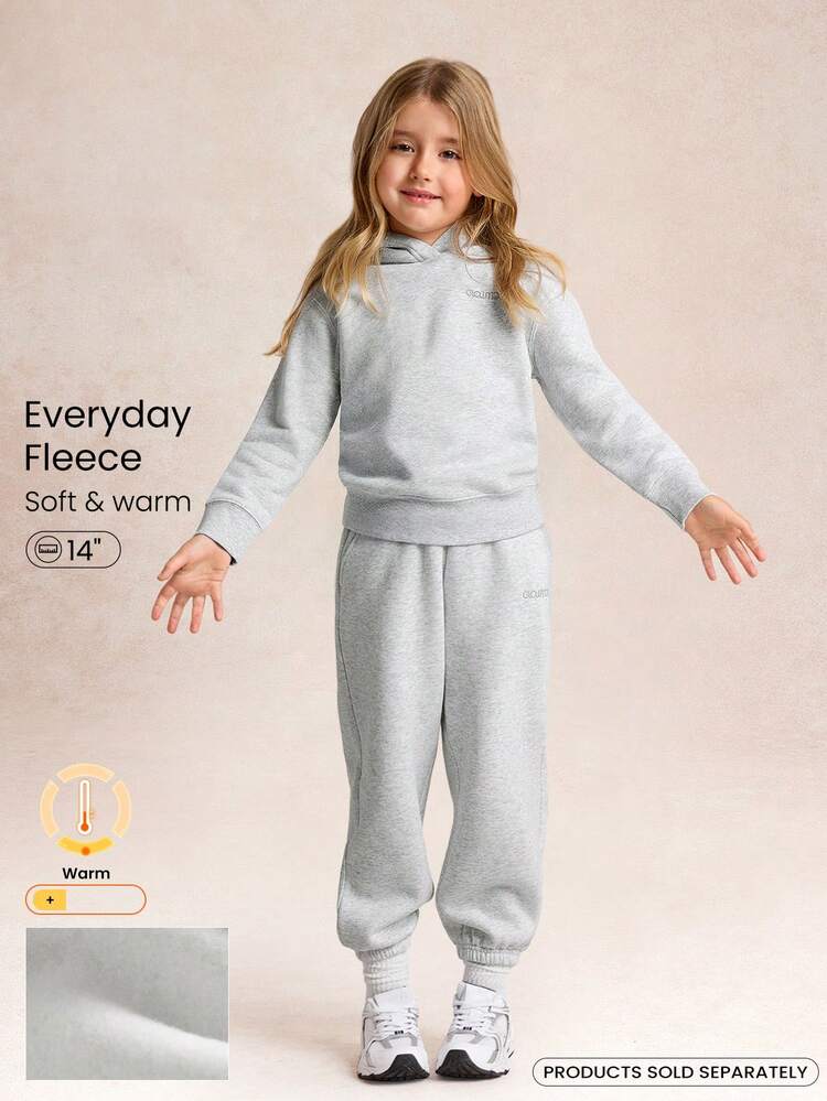Pantalones jogger de uso diario para niños, de felpa cálida y suave, con bolsillos laterales, puños elásticos en los tobillos, cordón ajustable en la cintura, para uso diario, casual, al aire libre, gimnasio y uso invernal