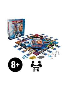 Hasbro Monopoly Star Wars Light Side Edition Board Game 2-6 Players 8+ F8383 - Multicolor - View 1