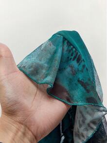 Amplova 2pcs Women Leopard Print Sexy Tie-Dye Halter Top And Ultra Low-Waist Mini Skirt Set - Multicolor - View 11