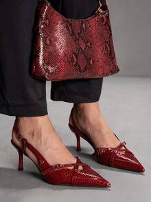 CUCCOO SZL Tacones para mujer - Burdeos - Ver 3