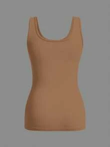 SHEIN Essnce 3pcs Women Casual Solid Color Versatile Camisole Tops, Suitable For Spring/Summer - Multicolor - View 6