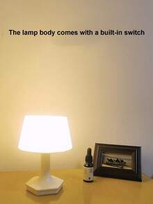 USB充电式可调光LED台灯，带环境夜灯功能，适用于房间。 - 彩色 - 查看 5