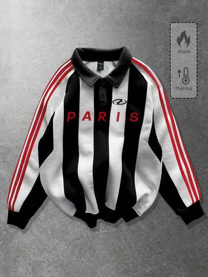 ROMWE MEN Street Life Spring Casual Graphic Unisex Casual Pullover Pullover Sweatshirt, Street Style Sweatshirt For Men And Women, Suitable For Spring, Autumn, Winter