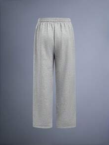 Driftmere 男士宽松休闲运动裤，简约纯色阔腿设计，抽绳腰带，大口袋，适合日常步行、工作、旅行等场合。“由于生产批次不同，可能存在一些色差。” - 灰色 - 查看 2