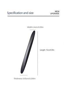 4Pcs Soft Rubber Car Bumper Strips, Self-Adhesive Anti-Collision & Scratch Protector, Silicone Bumper Guard, Heat Resistant, Black, Universal