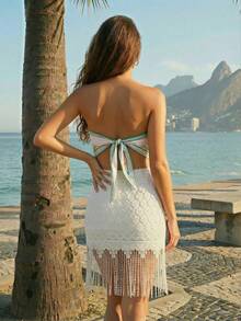 CAJUNI 热带风景印花围巾上衣 热带度假系列 - 彩色 - 查看 2