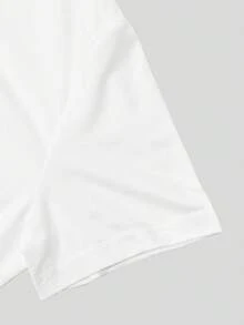 Resyla 贝壳刺绣短袖T恤，沙滩T恤，女士夏季上衣，时尚T恤，海洋爱好者礼物 - 白色 - 查看 5