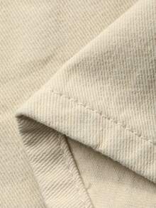 Dazy Kids Vaqueros holgados, casuales y versátiles de pierna ancha con bolsillos para niñas preadolescentes - Caqui - Ver 8