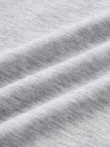 Driftmere 男士秋冬百搭圆领卫衣，休闲百搭上衣，街头风叠穿必备单品，长袖上衣 - 灰色 - 查看 5