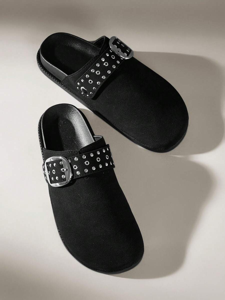 Solecia Women Flats - Black - View 1