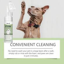 1pc/2pcs Pet Paw Cleaner With Rich, Easy-To-Rinse Foam; Fresh And Clean, Removing Odors And Dirt - Multicolor - View 1