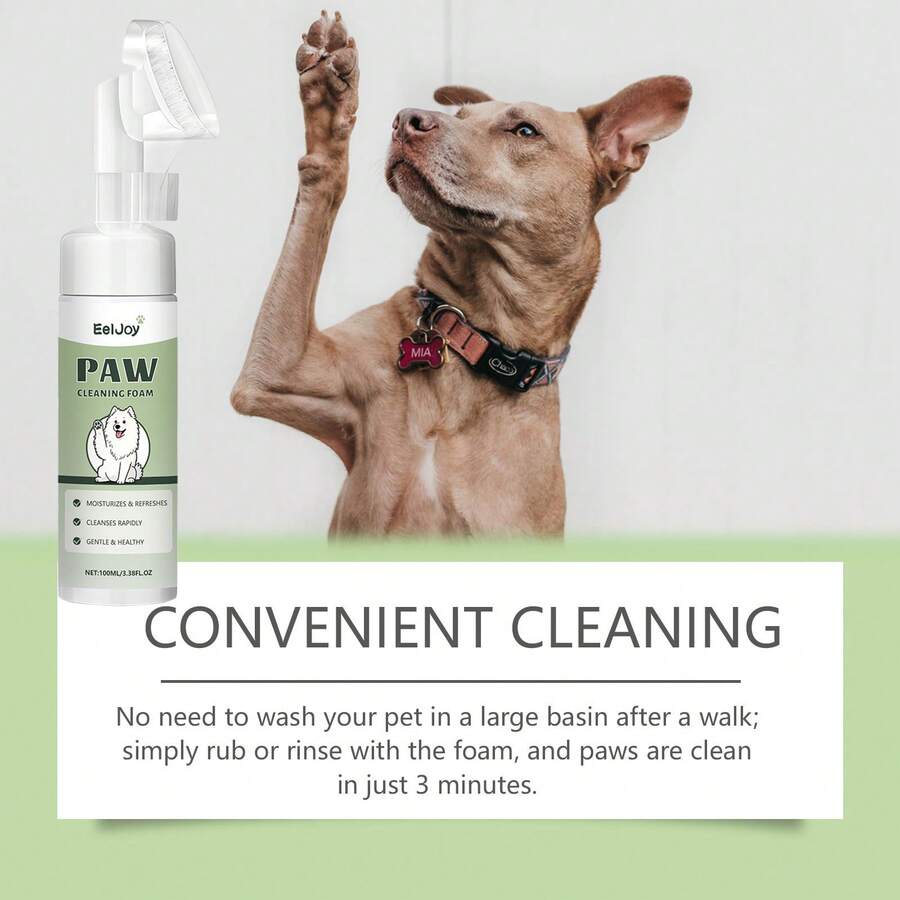 1pc/2pcs Pet Paw Cleaner With Rich, Easy-To-Rinse Foam; Fresh And Clean, Removing Odors And Dirt - Multicolor - View 1